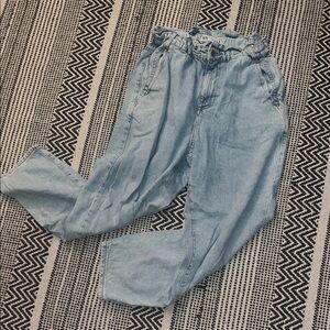 Zara Light Blue Boyfriend Jeans
